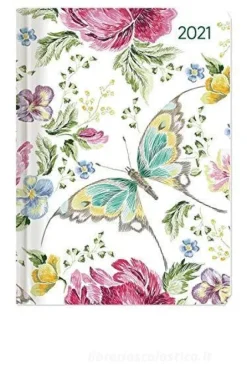 Agenda 12 mesi settimanale 2021 Ladytimer Butterfly
