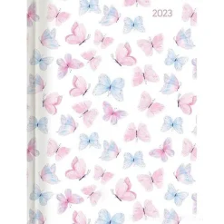 Agenda 12 mesi settimanale 2023 Ladytimer Grande Pastel Butterflies