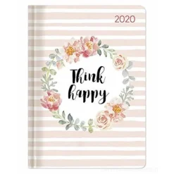Agenda 12 mesi settimanale 2020 Ladytimer Think happy