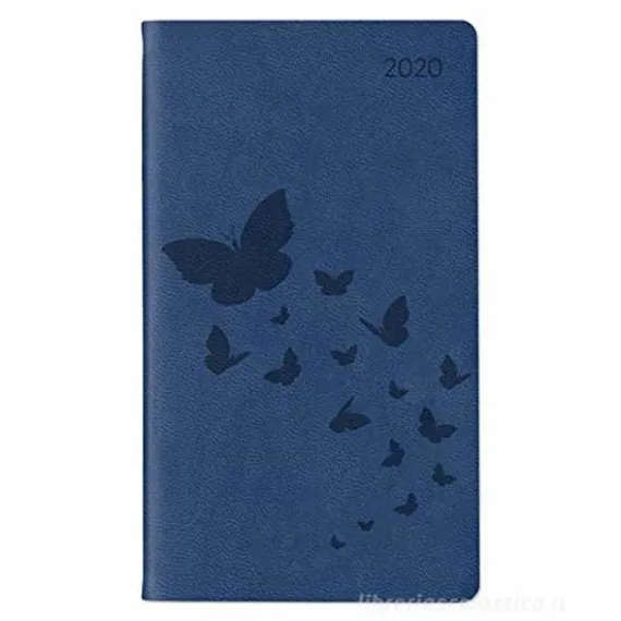 Agenda 12 mesi settimanale 2020 Ladytimer Slim Deluxe Blue