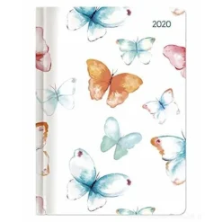 Agenda 12 mesi settimanale 2020 Ladytimer Grande Pastel Butterflies