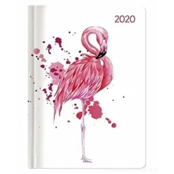 Agenda 12 mesi settimanale 2020 Ladytimer Flamingo