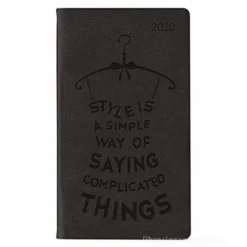 Agenda 12 mesi settimanale 2020 Ladytimer Slim Deluxe Black