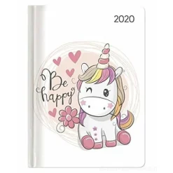 Agenda 12 mesi settimanale 2020 Ladytimer Unicorn