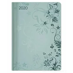 Agenda 12 mesi settimanale 2020 Ladytimer Turquoise Flowers