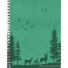 Agenda 12 mesi settimanale 2024 Nature Line Forest spiralata cm 15x21