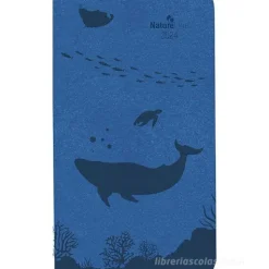 Agenda 12 mesi settimanale 2024 Nature Line Ocean cm 9x15,6