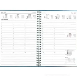 Agenda 12 mesi settimanale 2024 Nature Line Ocean spiralata cm 15x21