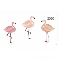 Agenda 12 mesi settimanale orizzontale 2020 Ladytimer Pad Flamingos