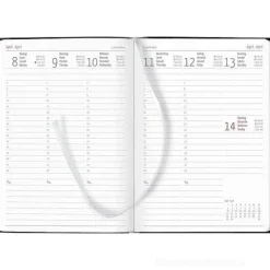 Agenda 12 mesi settimanale 2024 128 pagine Tucson Black cm 15x21