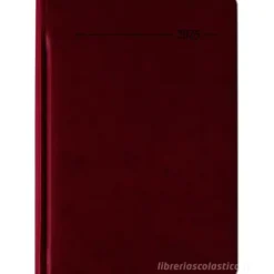 Agenda 12 mesi settimanale 2025 128 pagine Tucson Red cm 15x21