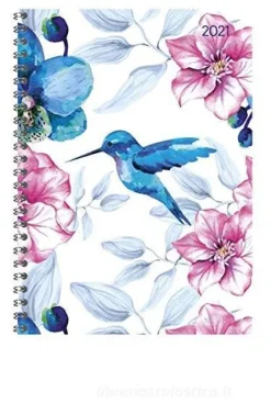 Agenda 12 mesi settimanale spiralata 2021 Ladytimer Hummingbird