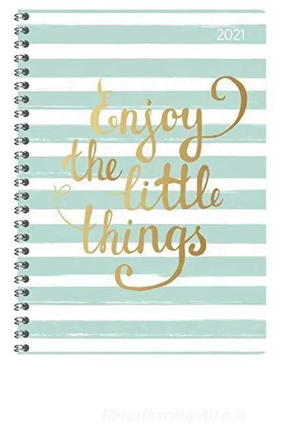 Agenda 12 mesi settimanale spiralata 2021 Ladytimer Little Things