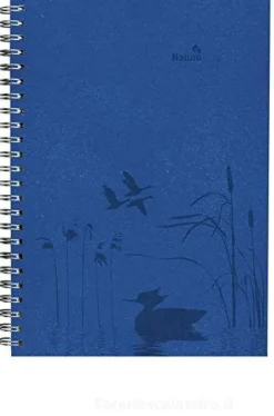 Agenda 12 mesi settimanale spiralata 2021 Wire-O Nature Line A5 Ocean