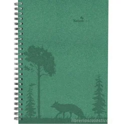 Agenda 12 mesi spiralata settimanale 2022 Nature Line A5 Forest