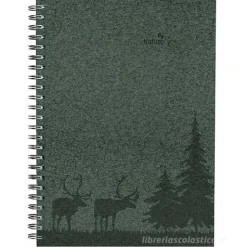 Agenda 12 mesi spiralata settimanale 2022 Nature Line A5 Pine