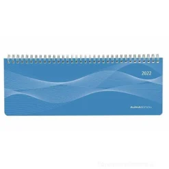 Agenda planner 12 mesi settimanale da tavolo 2022 Blue