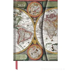 Agenda settimanale 2024 Antique Maps Magneto Diary cm 16x22