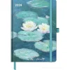 Agenda settimanale 2024 ArtDiary Claude Monet cm 16x22