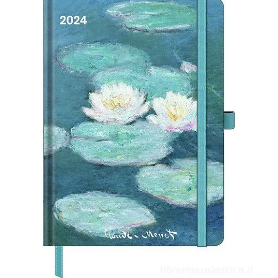 Agenda settimanale 2024 ArtDiary Claude Monet cm 16x22