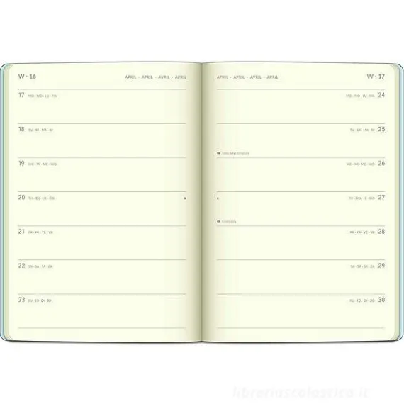 Agenda settimanale 2024 Booklet Diary GlamLine Be Kind cm 14,8x21