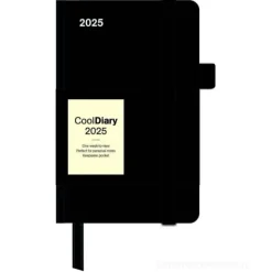 Agenda settimanale 2025 Cool Diary Black cm 9x14