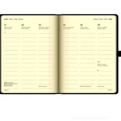 Agenda settimanale 2025 Cool Diary Black cm 16x22