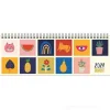 Agenda settimanale da scrivania 2024 Doodle Art cm 29,7x10,5