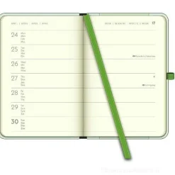 Agenda settimanale 2024 GreenLine Diary Green Vibes cm 10x15