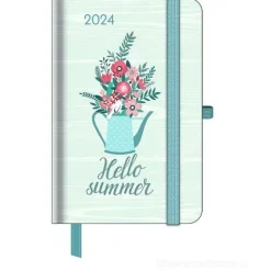 Agenda settimanale 2024 GreenLine Diary Happy Vibes cm 10x15