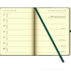 Agenda settimanale 2025 GreenLine Diary Green Vibes cm 16x22