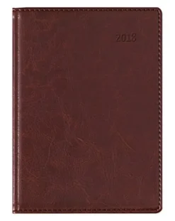 Agenda settimanale Ladytimer Glamour 2018 Marrone