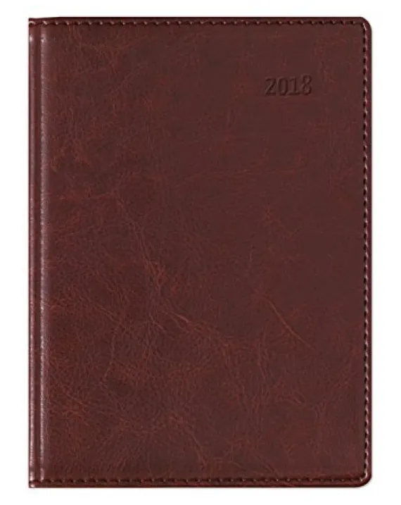 Agenda settimanale Ladytimer Glamour 2018 Marrone