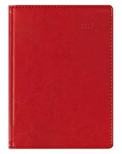 Agenda settimanale Ladytimer Glamour 2018 Rossa