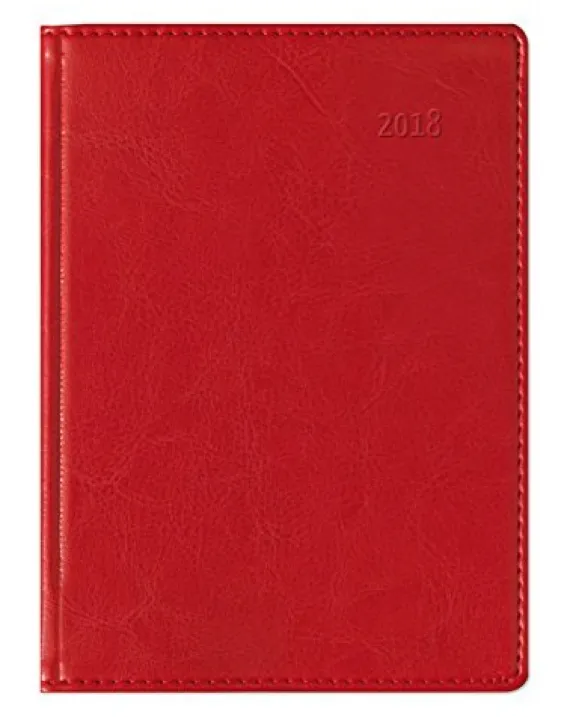 Agenda settimanale Ladytimer Glamour 2018 Rossa