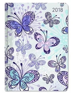 Agenda settimanale Ladytimer 2018 Farfalle