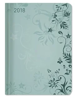 Agenda settimanale Ladytimer 2018 Turquoise Flowers