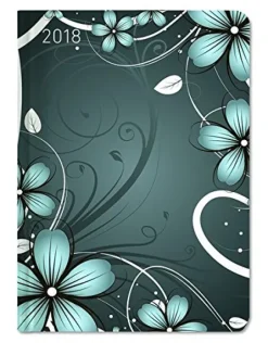 Agenda settimanale Ladytimer 2018 Blue Blossoms