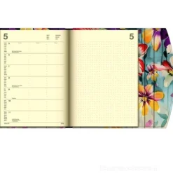 Agenda settimanale 2025 Magneto Diary Flower Fantasy cm 16x22