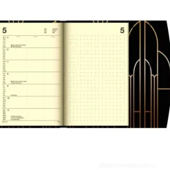 Agenda settimanale 2025 Magneto Diary Art Deco cm 10x15