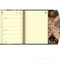 Agenda settimanale 2025 Magneto Diary Antique Maps cm 16x22