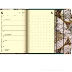 Agenda settimanale 2025 Magneto Diary Antique Maps cm 10x15