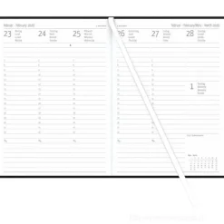 Agenda settimanale 17 mesi 2025/2026 Campustimer Black cm 15x21
