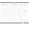 Agenda settimanale 17 mesi 2025/2026 Campustimer Black cm 10x15