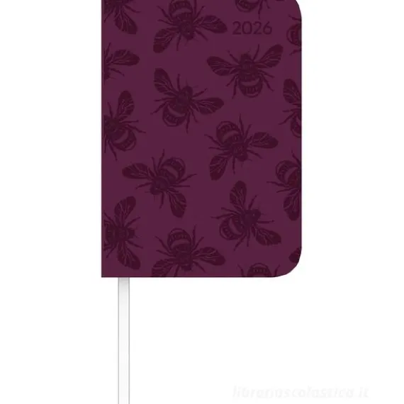 Agenda settimanale 12 mesi 2026 Lady Journal Mini Deluxe Purple cm 8x11,5