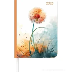 Agenda settimanale 12 mesi 2026 Lady Journal Blowballs cm 10,7x15,2