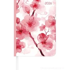 Agenda settimanale 12 mesi 2026 Lady Journal Blossoms cm 10,7x15,2