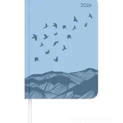 Agenda settimanale 12 mesi 2026 Lady Journal Deluxe Sky cm 10,7x15,2