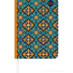 Agenda settimanale 12 mesi 2026 Lady Journal Oriental Pattern cm 10,7x15,2