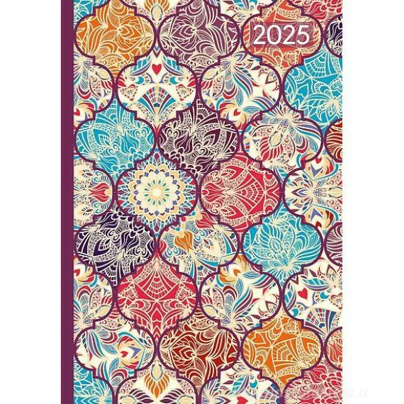 Agenda settimanale 12 mesi 2025 Ladytimer Mini Oriental